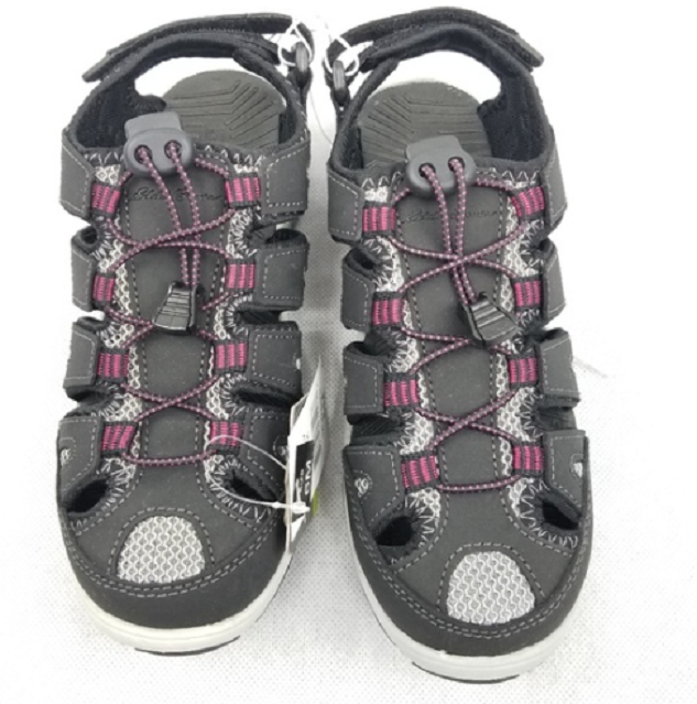 Eddie Bauer Blakely Black Womens Leather Sandals Closed Toe Shoe Sz 10 for sale online | eBay