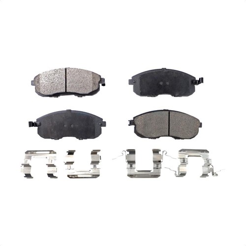 Front Rear Coated Disc Brake Rotors And Ceramic Pads Kit For Nissan Sentra Juke - Picture 4 of 18