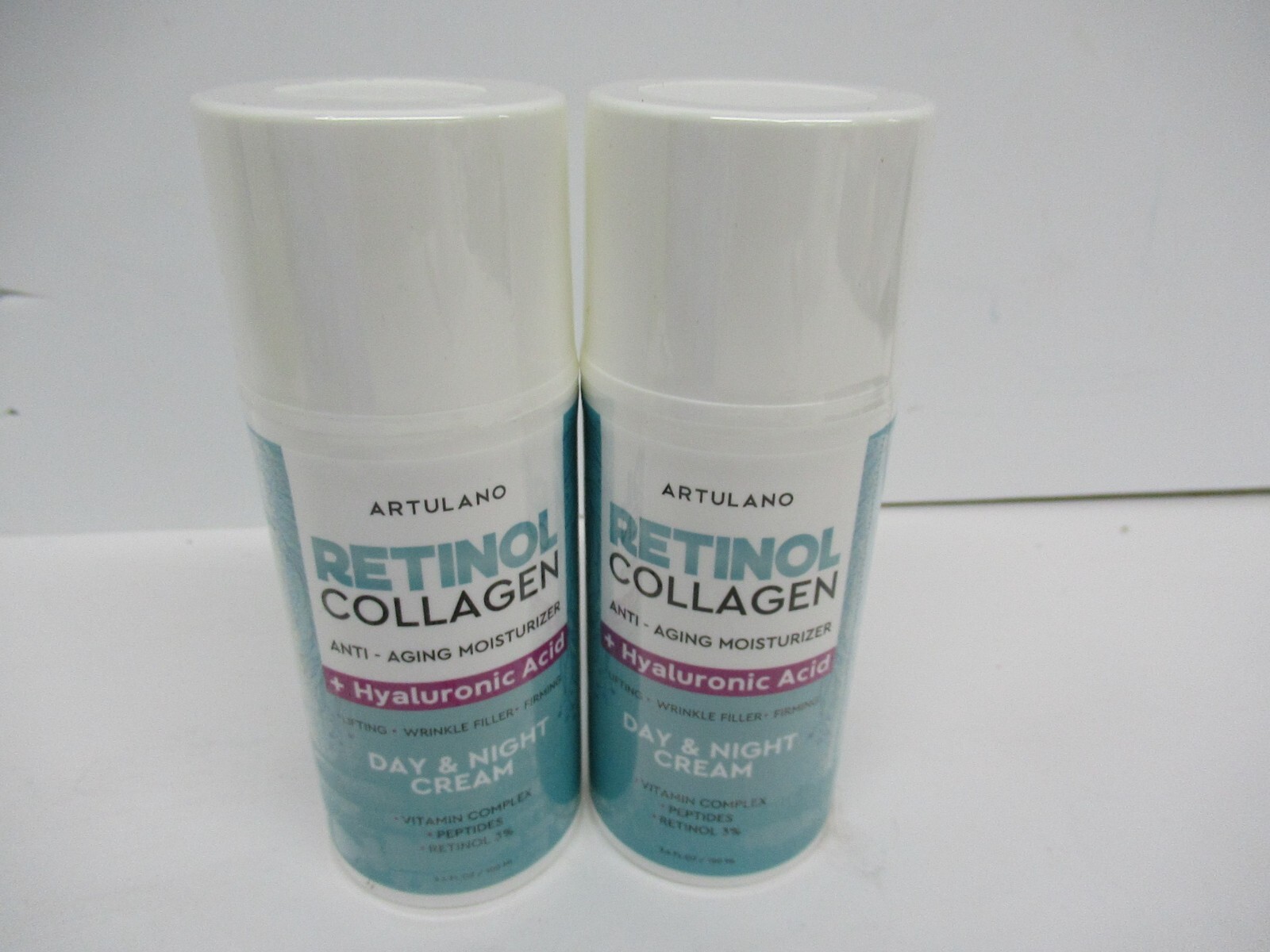 2x ARTULANO Retinol collagen Cream Anti Aging Day & Night 3.4 oz eBay