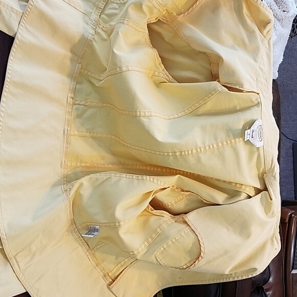Talbots Jacket Yellow Stretch Flared Bottom 4 Poc… - image 6