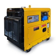 Generatore di corrente diesel silenziato LTF 5 Kw monofase a gasolio AVR ruote
