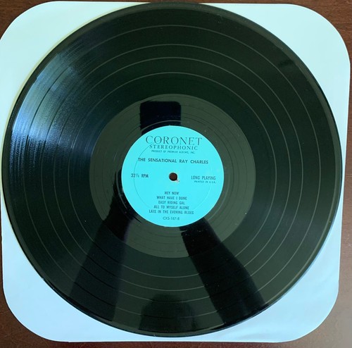 Ray Charles: The Sensational Ray Charles Vinyl, LP, Coronet Records CXS-187 1965 - Picture 4 of 4