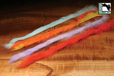 Hareline Two Toned Rabbit Strips (TT) * 2025 Stocks * Zonker Strips