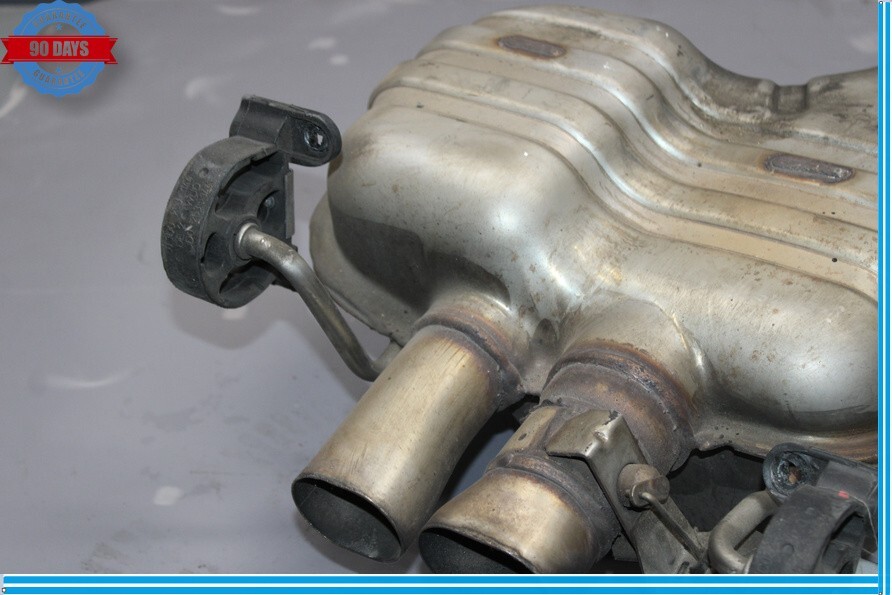 03-12 Bentley Continental Left Side Lower Exhaust Muffler Mufflers Oem