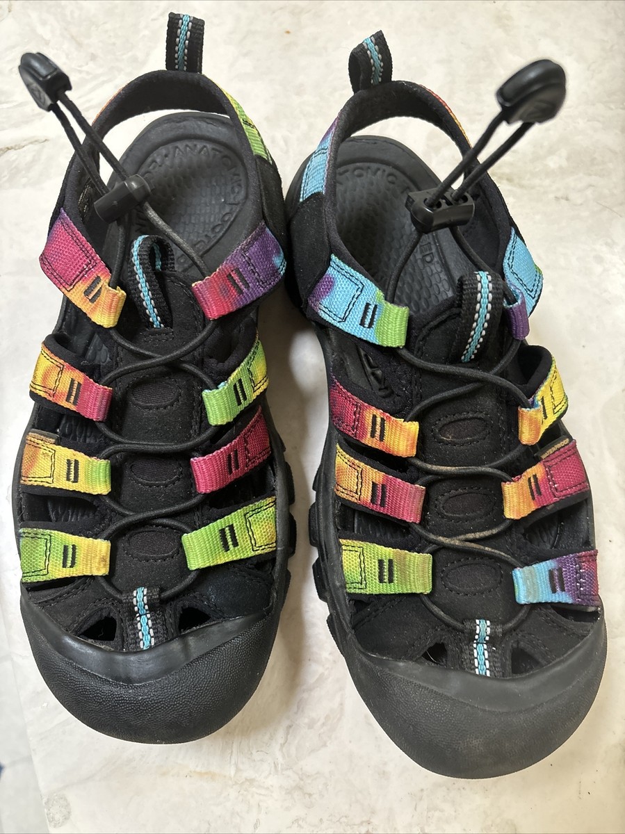 keen womens newport h2 retro original tie dye sandals outdoors hiking  trailing