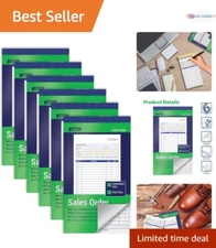 Sales Order Books 6 Pack Carbonless 4x7 Inch 50 Sets Each Business Use