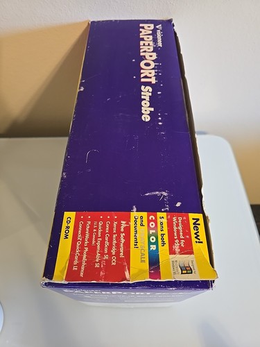 Visioneer Paper Port Strobe S-10 Portable Scanner Color In Original Box Vintage - Picture 5 of 15