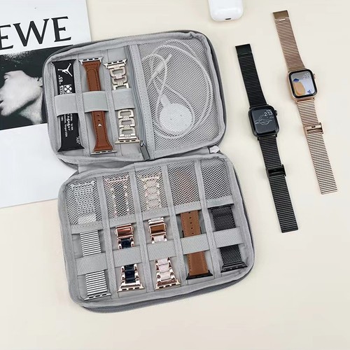 Portable Storage Bag Organizer Cloth Pouch For Apple Watch Bands Strap Bracelet - Picture 4 of 15
