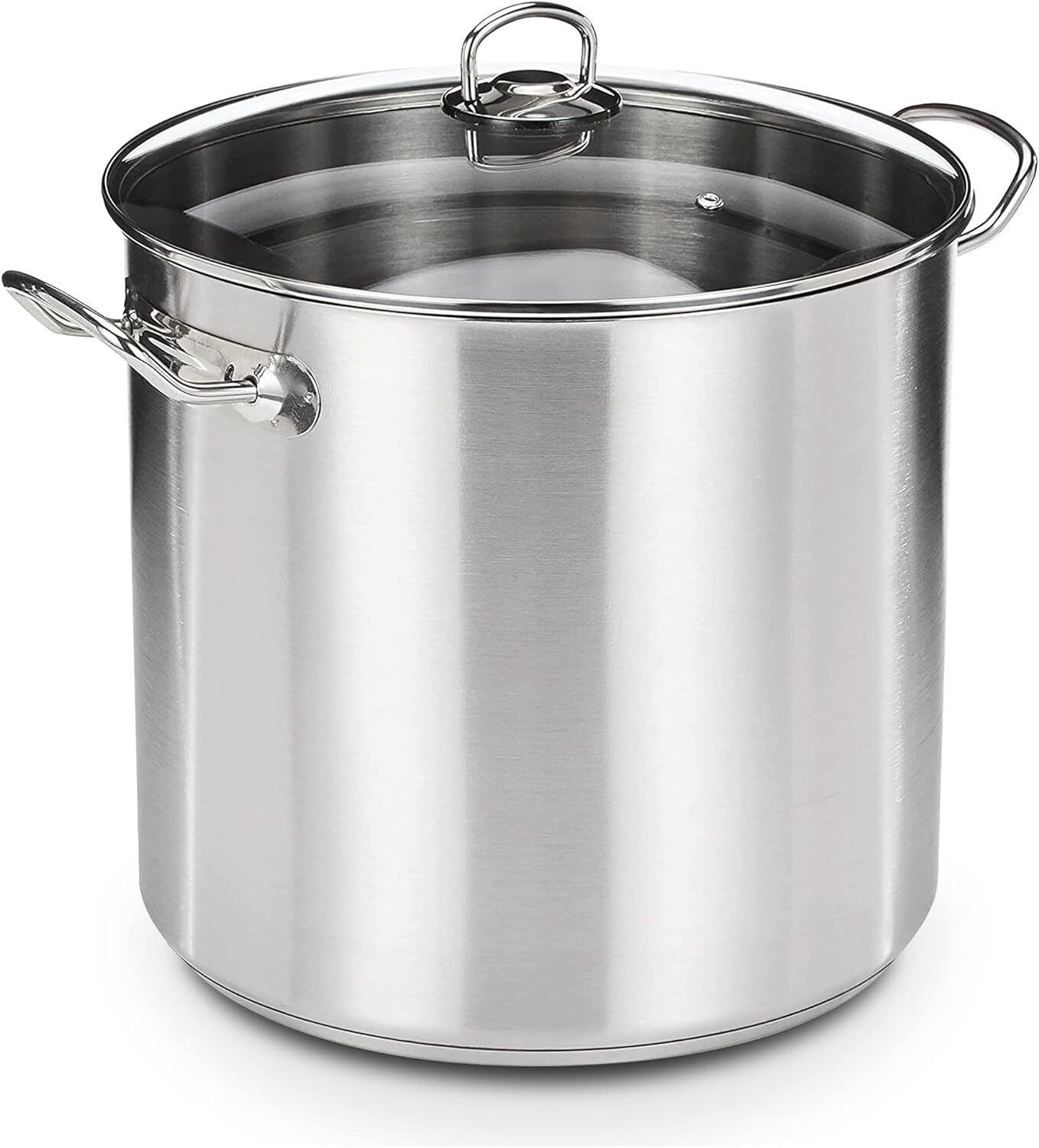 GSW 643474 pentola jumbo professionale con coperchio in vetro 30x28 cm/ca....