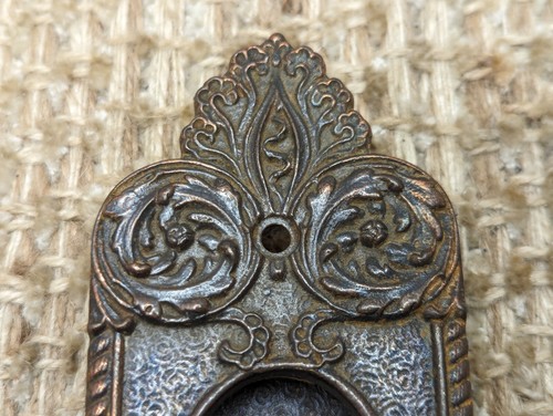 Single Antique Cast Iron Pocket Door Hardware Pull - Picture 8 of 13