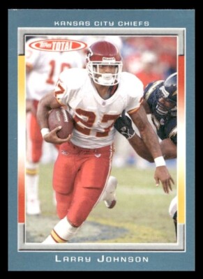 2006 Topps Total #215 Larry Johnson Blue Kansas City Chiefs