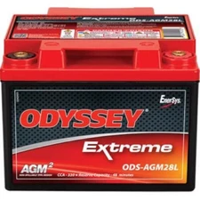 Odyssey ODS-AGM28L Auto/LTV Battery - Internal Threaded Brass Terminal NEW