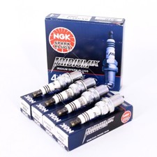 Set Of 4 New Ngk Bkr8eix 2668 Iridium Spark Plugs Racing Colder Us Oem
