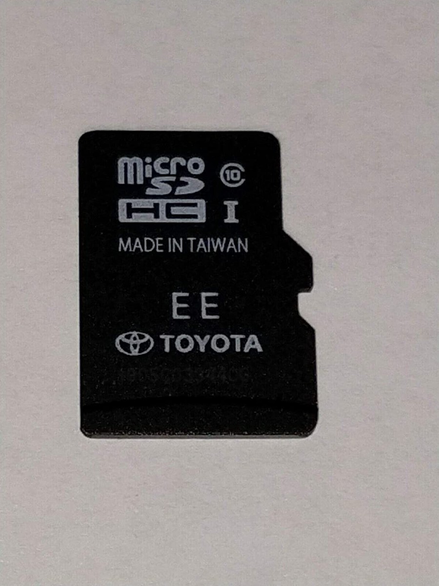 Toyota Navigation Micro SD Card 86271-0E184 EE Unlocked SD Card