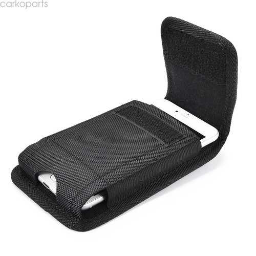 Vertical Holster Belt Clip Pouch Nylon Case Sleeve for Plus Cell Phones - Picture 17 of 18