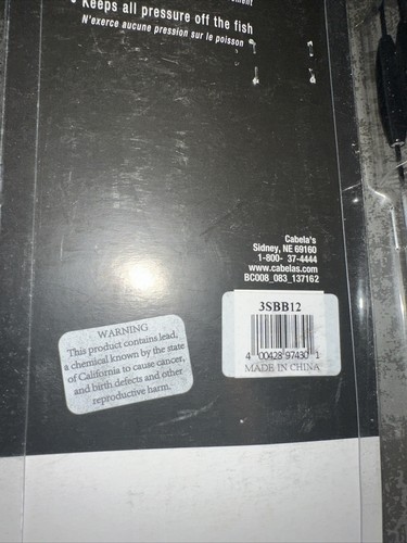 9- New 1/2oz Cabelas Sliding Bottom Bouncers Black - Picture 3 of 4