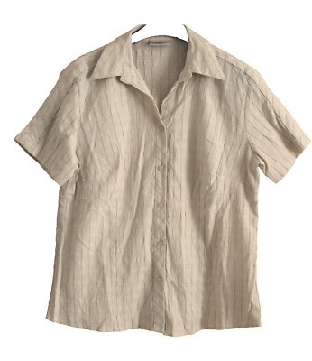 Damen Hemdbluse, Bluse von Canda by C&A, beige,  Gr 40