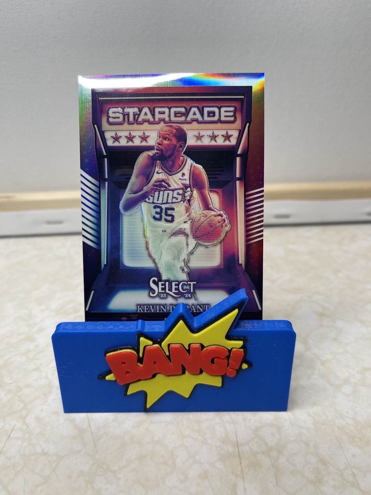 Kevin Durant 2023-24 Select Starcade Case Hit  Short Print Phoenix Suns