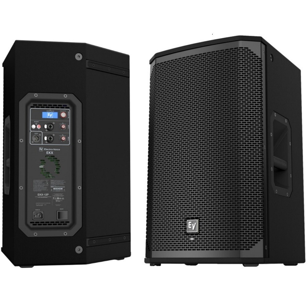 EV EKX12P 3000 Watt Total Active PA Speaker System Pair with DSP