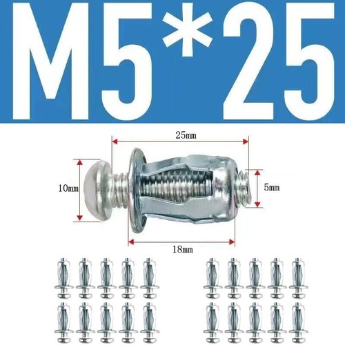 40X Jack Nuts For Metal M4/M5/M6 Car Rivet Nut Tool Screw Petal Nut Expansion - Picture 17 of 18