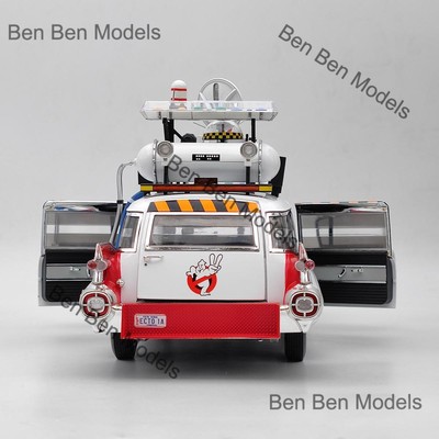ホットウィール Ghostbusters Ecto 1A 1:18 ミニカー 1:18 HOT WHEELS Cadillac Ghostbusters II ECTO 1A Elite X5470
