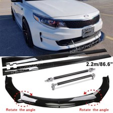 Strut Rod Front Bumper Lip Spoiler Splitter Side Skirt For Kia Optima Lx Ex Sx Strut Rod Front Bumper Lip Spoiler Splitter Side Skirt For Kia Optima Lx Ex Sx
