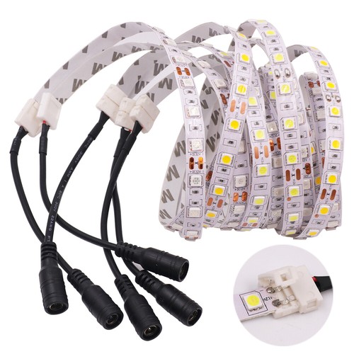 12V LED Strip Lights 5050 Cool/Warm White Under Cabinet Tape Lamp ON/OFF UK Plug - Picture 7 of 15