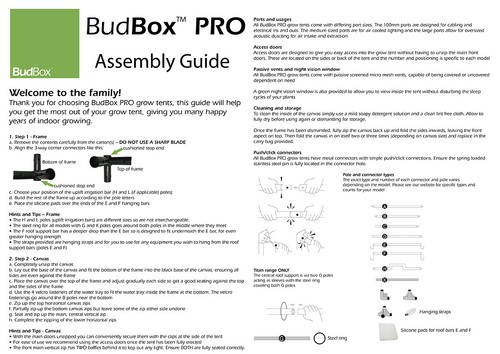 BudBox PRO Series Grow Tents - White Interior - Various Sizes - Picture 45 of 86