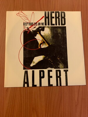 12'' MIX HERB ALBERT KEEP YOUR EYE ON ME A&M 392174-1 EX-/EX GERMANY PS 1987