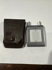 Vintage Sekonic Photo Light Meter Amplifier w/ Brown Leather Case