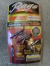 No Collar Original Rage 2-blade 100 Grain 2" Cut Broadheads  O-rings  FREE SHIP