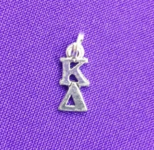 Kappa Delta Sterling Plated Lavaliere Sorority Greek Ann Peden