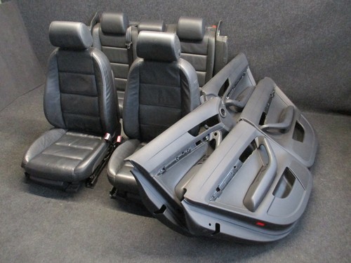 Lederausstattung Audi A6 4F Limousine LEDER Ausstattung Sitze SOUL schwarz