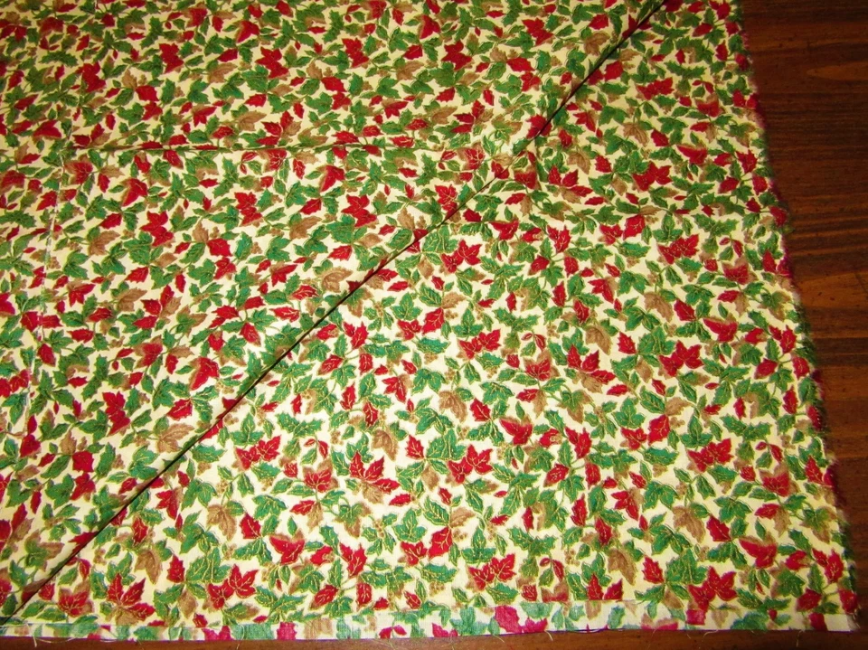 Vintage Hoffman International Fabric Leaves 1 and 1/2 Yds x 44" - Image 4 of 4