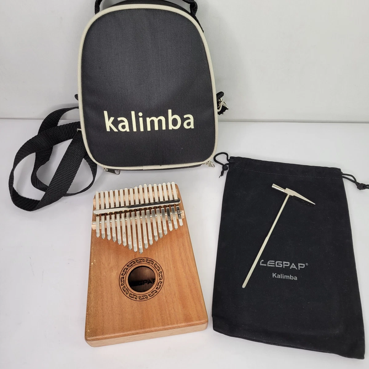 Legpap Kalimba K 1 17 Keys Thumb Piano with Case Tune Hammer