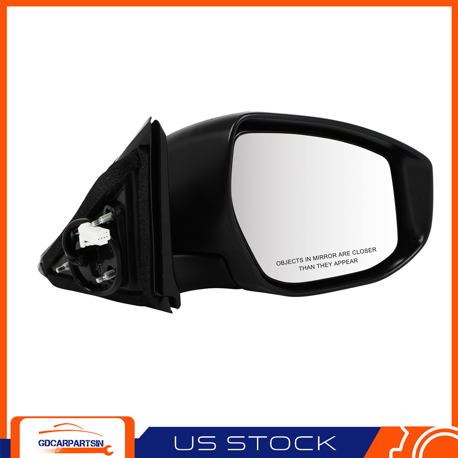 For Nissan Altima 2013-2018 Heated Mirror Passenger Right Side w/o Signal Lamp
