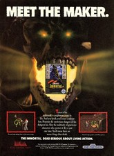 The Immortal Sega Genesis Nintendo NES PC Game Promo Ad Art Print Poster Glossy