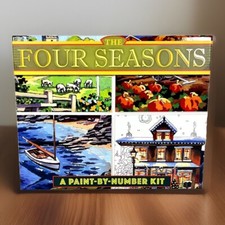 THE FOUR SEASONS A PAINT BY NUMBER KIT STERLING INNOVATION 2017 COMPLETE NEW FUN