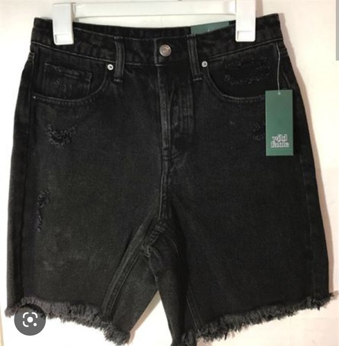 NEW Case Of 6 Wild Fable Womens High-Rise Wide Leg Bermuda Jean Shorts sz 2 - Picture 4 of 4