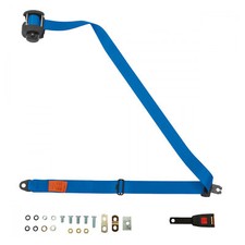 Front Automatic Seat Belt For Triumph GT6 Mk2 Sports 1966-1970 Blue