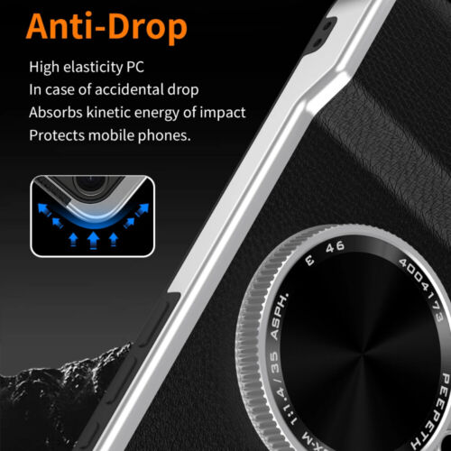 Custodia telefono fotocamera retrò 3D lusso antiurto back cover per iPhone 16 Pro Max 15 - Foto 24 di 34