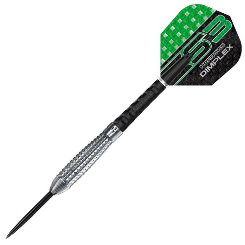 Harrows Dimplex S3 Darts - Steel Tip Darts - 90% Tungsten - 23g Bomb - Picture 4 of 5