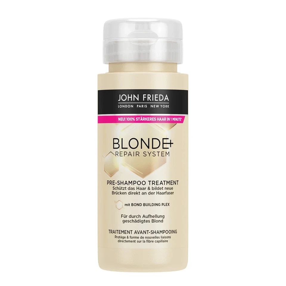John Frieda Système Blonde+ Réparation Traitement Pré-Shampoing 100 ml - Photo 1/1
