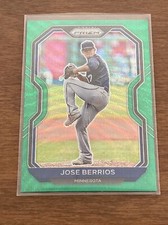 2021 Panini Prizm Green Wave Prizm #44 Jose Berrios Minnesota Twins