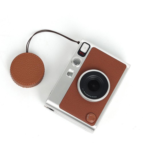 Per Instax Mini EVO Copriobiettivo Pelle PU Protezione Anti Perdita T azl - Foto 6 di 12