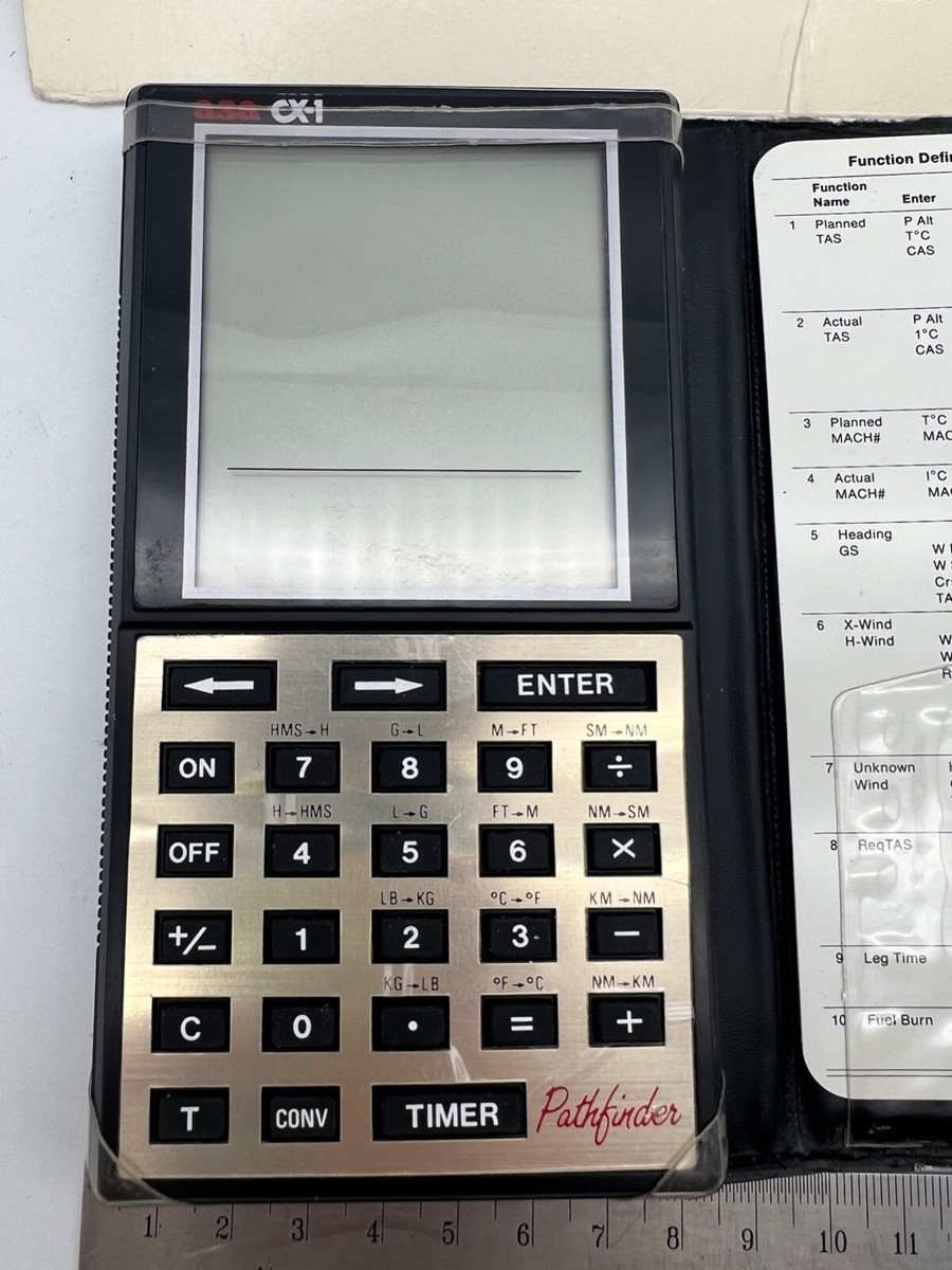 Vintage ASA CX-1 Pathfinder Flight Computer Calculator Aviation