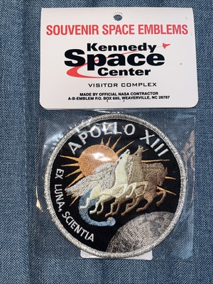 NEW SEALED Apollo 13 XIII EX Luna Scientia Crew Iron On Patch