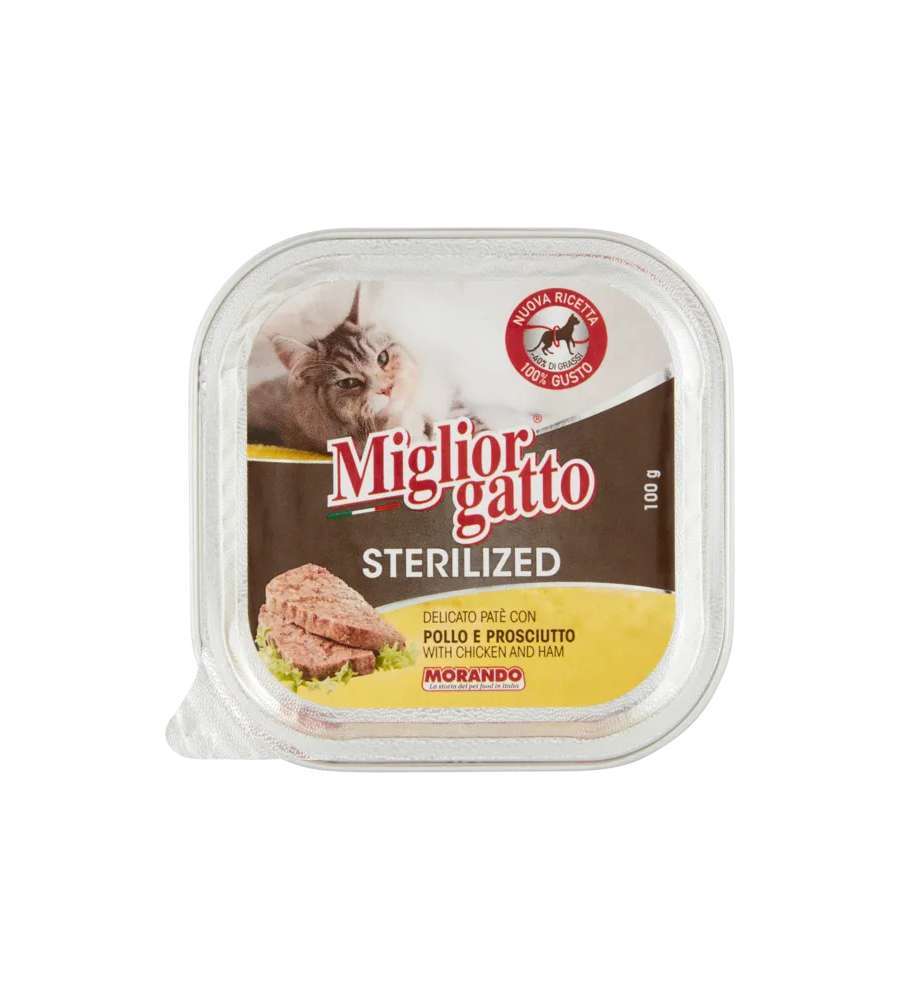 Sterilized Patè di Pollo E Prosciutto Gr. 100