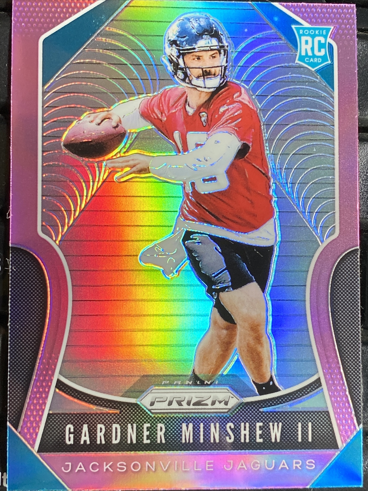 2019 Panini Prizm - Rookies Pink Prizm #322 Gardner Minshew II (RC)