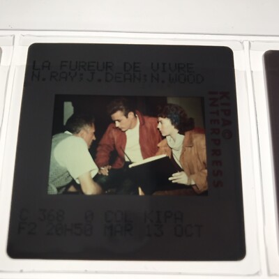 LA FUREUR DE VIVRE - mit JAMES DEAN NATHALIE WOOD - PRESSE SLIDE